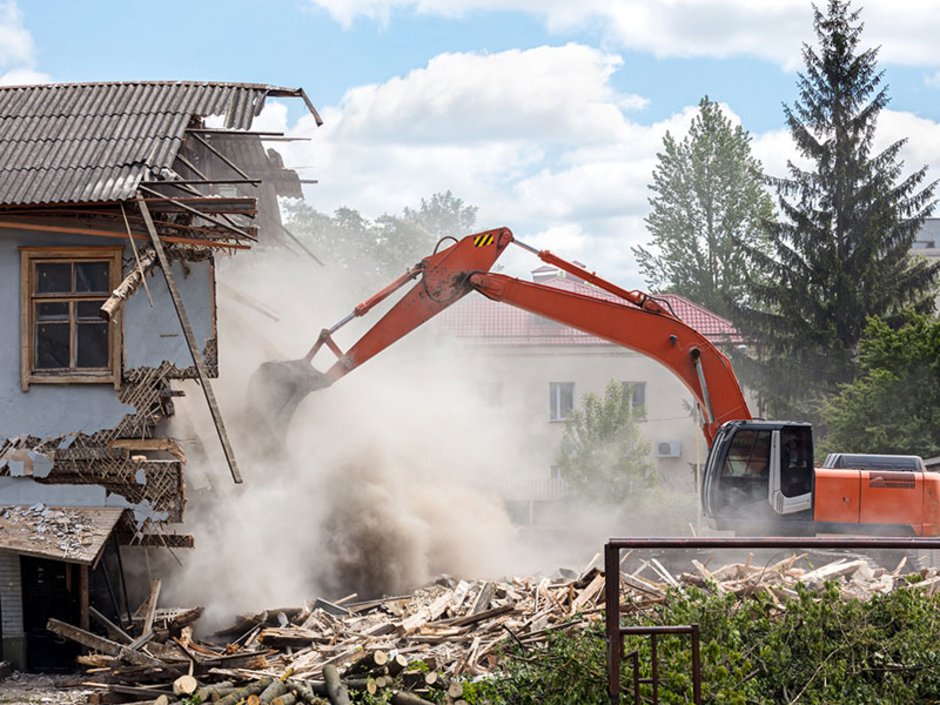 Gebäudeversicherung, Haus wird abgerissen, Foto: Mr Twister/fotolia.com
