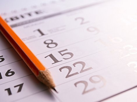 Verjährungsfristen, Bleistift auf Kalender, Foto: sergign/fotolia.com