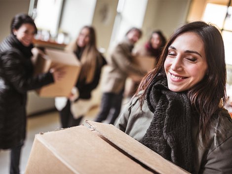 erste eigene Wohnung, Übersiedeln, Foto: iStock/ franckreporter